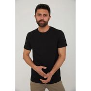 Cazador 4154 Siyah Erkek Battal O Yaka T-Shirt