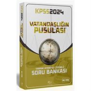 CBA Yayınları - Ali Koç 2024 KPSS Vatandaşlığın Pusulası Çözümlü Soru Bankası