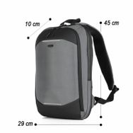 Ççs 31304 Usb Girişli 13.3 İnç Gri Laptop Sırt Çantası