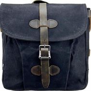 Ççs 31487 Siyah Mumlanmış Kanvas Retro Omuz Çantası