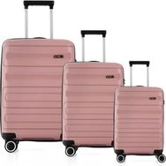 Ççs 5225 Pudra Polipropilen 3 Lü Valiz Seti