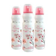 Cecile Lovely 3x150 ml Kadın Deodorant