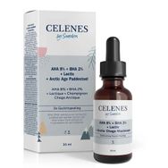 Celenes AHA + BHA + Lactic + Arctic Chaga Mushroom 30 ml Yüz Serumu