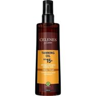 Celenes SPF15 200 ml Bronzlaştırıcı Güneş Yağı