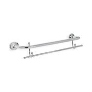 Çelik Banyo Çift Kancalı 50 Cm Uzun Havluluk
