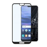 Cellularline Huawei P20 Lite Çerçeveli Cam Ekran Koruyucu