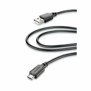 Cellularline Siyah 2 Micro USB Kablosu