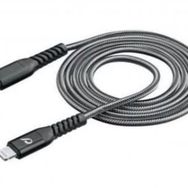 Cellularline Tetra Force Siyah 1 m Lightning Kablo