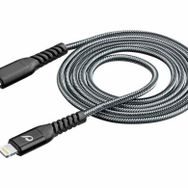 Cellularline TETRACABC2LMFI1MK 120 cm Kevlar Siyah Usb Kablo