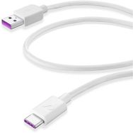 Cellularline Usb Şarj Data Kablo Sc Usb-C Supercharge Beyaz 480 Mbps Şarj ve Veri Kablosu