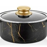 Cem Gold Marble 30 cm Derin Tencere