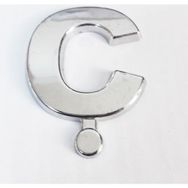 Cemax 3.75 cm Krom Yapışkanlı C Harfi