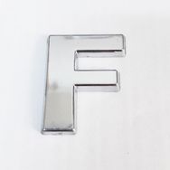 Cemax 3.75 cm Krom Yapışkanlı F Harfi