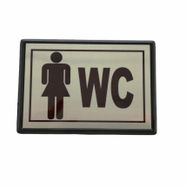 Cemax Büyük 13x8,5 cm Bayan WC Yönlendirme Levhası