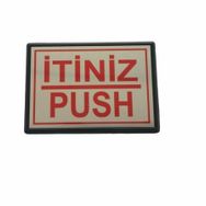 Cemax Büyük 13x8,5 cm İtiniz Push Yönlendirme Levhası