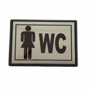 Cemax Küçük 10x7 cm Bayan WC Yönlendirme Levhası