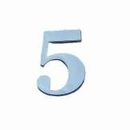 Cemax Villa Boy 8,5 cm Yapışkanlı 5 Rakamı