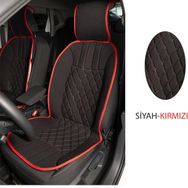 CemOto Klmny536 Elegance 2'li Set Siyah Kırmızı Minder