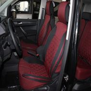 CemOto Klmny546 Elegance Kırmızı Siyah 5'li Set Minder