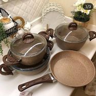Cena 7 Parça Granit Tencere Set