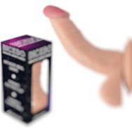 Censan 18 cm Dickdo Gerçekçi Eğik Dildo Penis