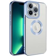 Ceponya Apple iPhone 11 Pro Max Kamera Korumalı Logo Gösteren Şeffaf Kapak Kılıf