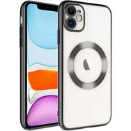 Ceponya Apple iPhone 11 Wireless Şarj Özellikli Sert Pc Riksos Magsafe Kapak Kılıf