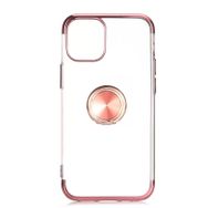 Ceponya Apple İphone 12 Pro Max Siyah Kenarlı Şeffaf Gess Silikon Kılıf