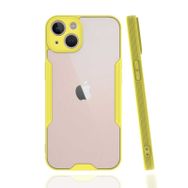 Ceponya Apple İphone 13 Mini Kamera Korumalı Arkası Şeffaf Silikon Kılıf