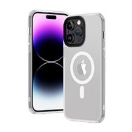 Ceponya Apple iPhone 14 Pro Max Wireless Şarj Özellikli Hibrit Magsafe Kapak Kılıf