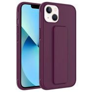 Ceponya Apple iPhone 14 Standlı Mat Yüzey Kamera Çıkıntılı İnce Tasarım Kapak Kılıf