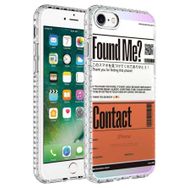 Ceponya Apple iPhone 7 Airbag Kenarlı Renkli Desenli Elegans Silikon Kılıf