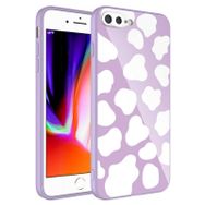 Ceponya Apple iPhone 7 Plus Kamera Korumalı Desenli Sert Silikon Epoksi Kapak Kılıf