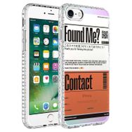 Ceponya Apple iPhone 8 Airbag Kenarlı Renkli Desenli Silikon Elegans Kapak Kılıf