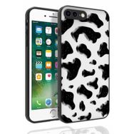Ceponya Apple iPhone 8 Plus Desenli Kamera Korumalı Nora Silikon Kapak Kılıf