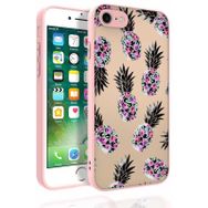 Ceponya Apple iPhone Se 2020 Desenli Kamera Korumalı Parlak Nora Kapak Kılıf