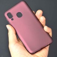 Ceponya Galaxy A20E Kamera Korumalı Mat Soft Esnek Kalite Silikon Kılıf