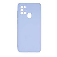 Ceponya Galaxy A21S Lansman Tasarım İç Yüzeyi Kadife Silikon Kılıf