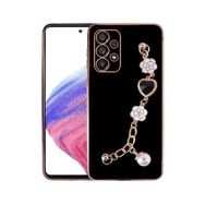Ceponya Galaxy A52 El Tutamaçlı Kamera Korumalı Taka Silikon Kapak Kılıf