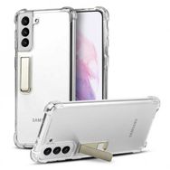 Ceponya Galaxy S21 Standlı Süper Silikon Kapak Kılıf