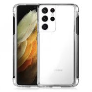 Ceponya Galaxy S21 Ultra Kalem Bölmeli Süper Silikon Kapak Kılıf
