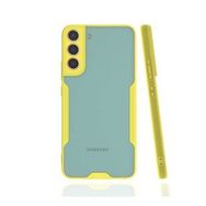 Ceponya Galaxy S22 Plus Kamera Korumalı Arkası Şeffaf Silikon Kılıf