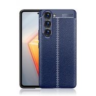 Ceponya Galaxy S23 Plus Deri Desenli Kamera Korumalı Silikon Kılıf