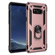 Ceponya Galaxy S8 Plus Yüzüklü Standlı Manyetikli Armor Zırh Kılıf