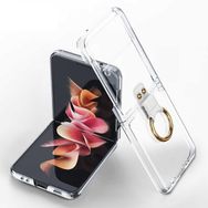 Ceponya Galaxy Z Flip 3 Yüzüklü Kıpta Kapak Kılıf