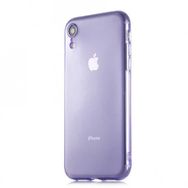 Ceponya iPhone XR 6.1 inç Kamera Çıkıntılı Renkli Trasnparan Silikon Kılıf