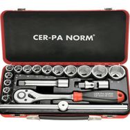 CER-PA NORM 4000 30 1217 1/2 18 Parça Lokma Anahtar Takımı