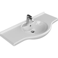 Cerastyle 105 cm Turkuaz Nil Etajerli Lavabo