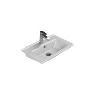 Cerastyle 55x36,5 cm Turkuaz Arte Etajerli Lavabo