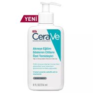 Cerave Akneye Eğilim Gösteren Ciltlere Özel 236 ml Yüz Temizleyici Jel